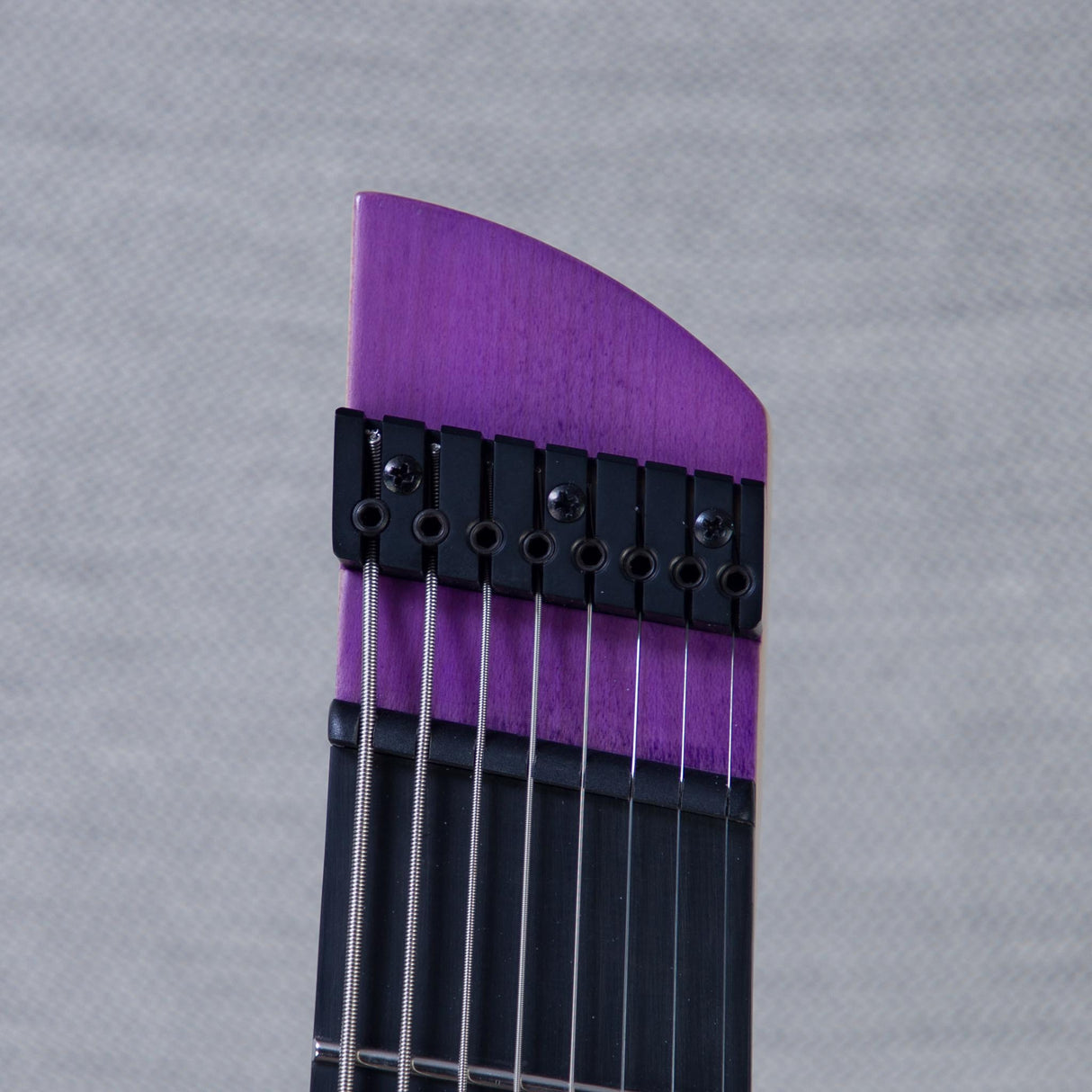 Legator Ghost Super Shred Multiscale 8-String Electric Guitar - Satin Purple Flame - #IM25100121