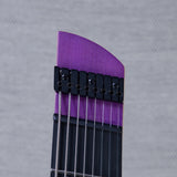 Legator Ghost Super Shred Multiscale 8-String Electric Guitar - Satin Purple Flame - #IM25100121