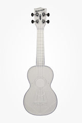 Kala Waterman Soprano Composite Translucent Ukulele - Gloss All Clear - New