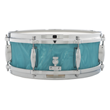 Gretsch 5" x 14" USA Custom Snare Drum - Aqua Satin Flame Nitron, 8 Lug, Micro Sensitive