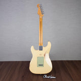 Fender Custom Shop Deluxe Stratocaster Electric Guitar Closet Classic - Vintage White - #R143612