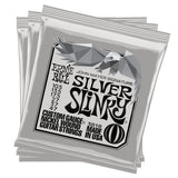 Ernie Ball John Mayer Silver Slinky Nickel Wound Electric Guitar Strings 3 Pack Tin 10.5-47 Gauge