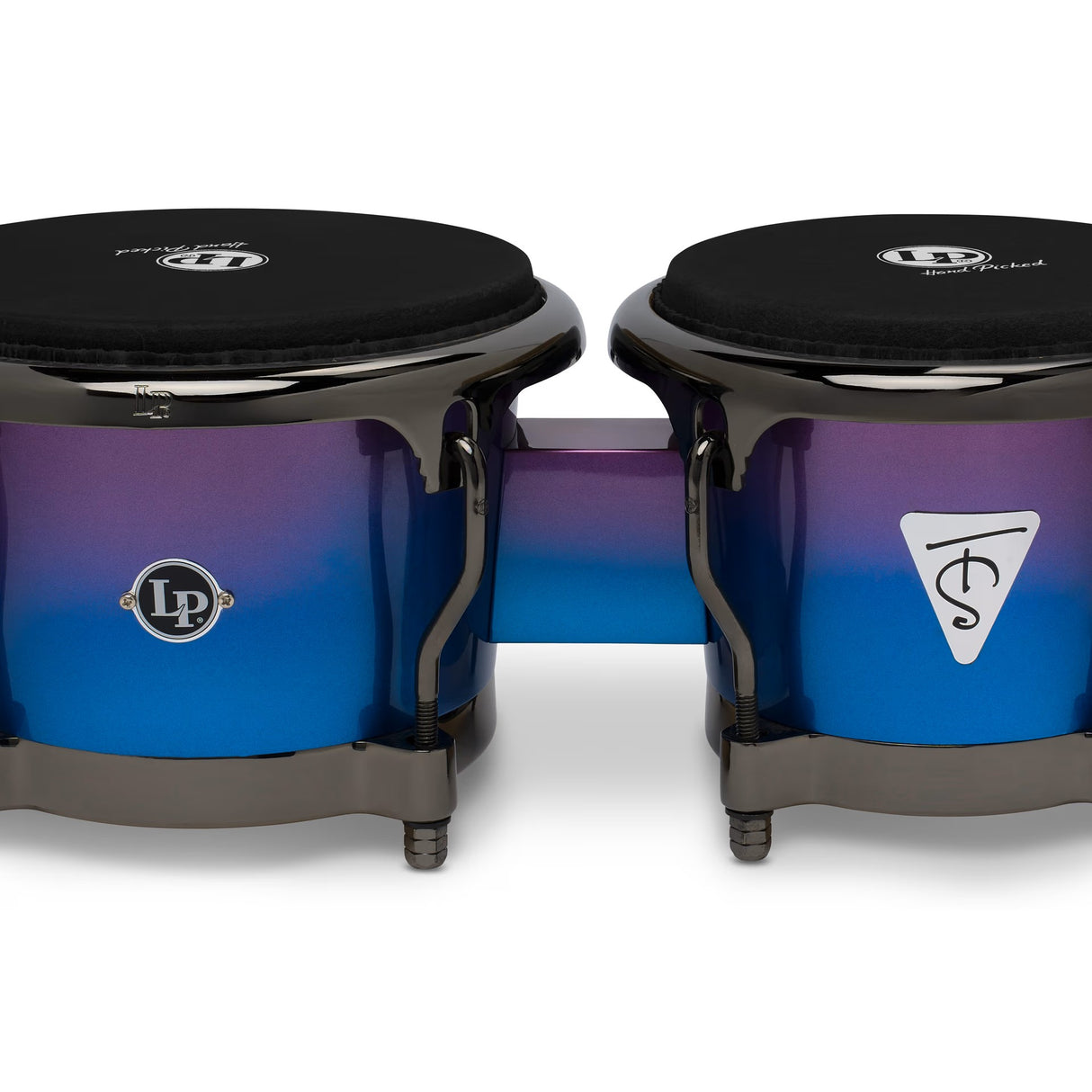 Latin Percussion Tony Succar Signature Bongos - Rainbow with Black Nickel-Plated Hardware