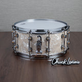 Pearl Music City Custom Master's Maple Reserve 6.5x14 Snare - Nicotine White Marine Pearl - New