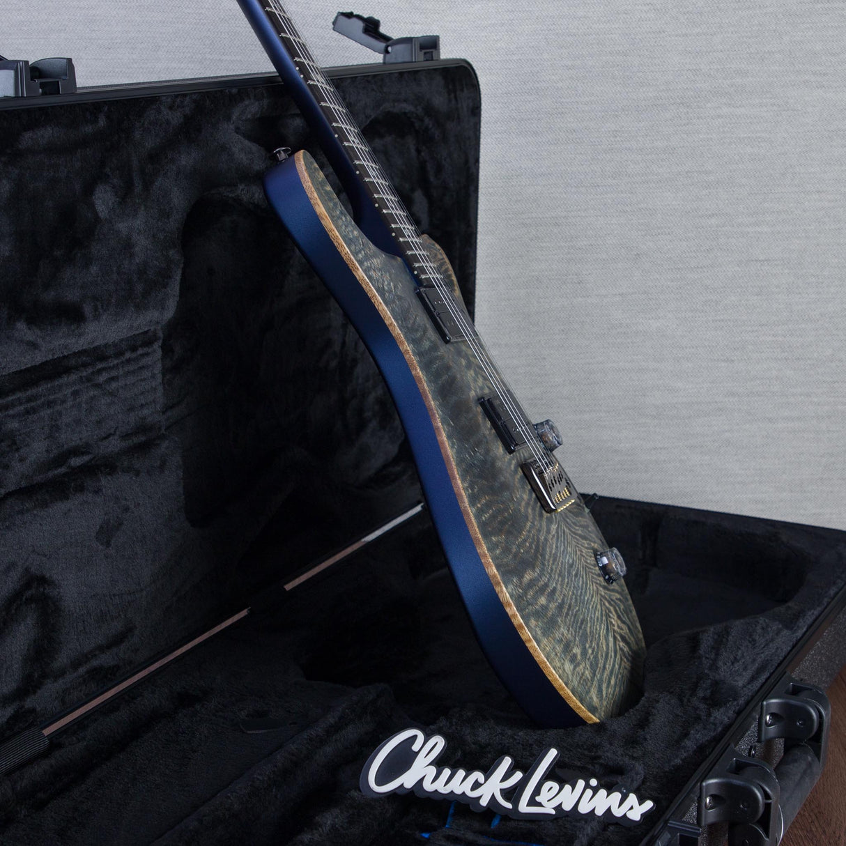 PRS 40th Anniversary Custom 24 Satin Custom Color Electric Guitar - Faded Whale Blue With Metallic Blue Back - #250412019