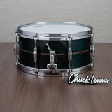 Tama Star Bubinga 6.5x14 Snare Drum - Dark Green Cordia