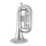 King KMB412S Performance Marching Baritone Horn - Silver-Plated