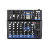 Gemini GEM-12USB Compact 12-Channel USB Built-In Mixer with Bluetooth