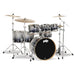 PDP Concept Maple 7-Piece 22-Inch Lacquer Shell Pack - Silver To Black Fade - New,Silver To Black Sparkle Fade