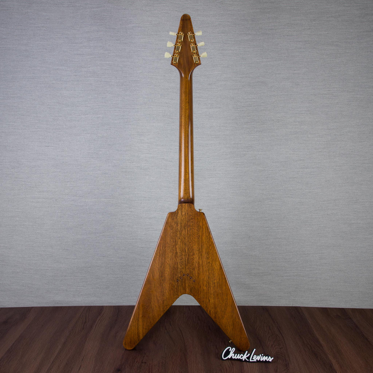 Gibson Custom Shop 1958 Mahogany Flying V Reissue Electric Guitar - Antique Natural - #851115