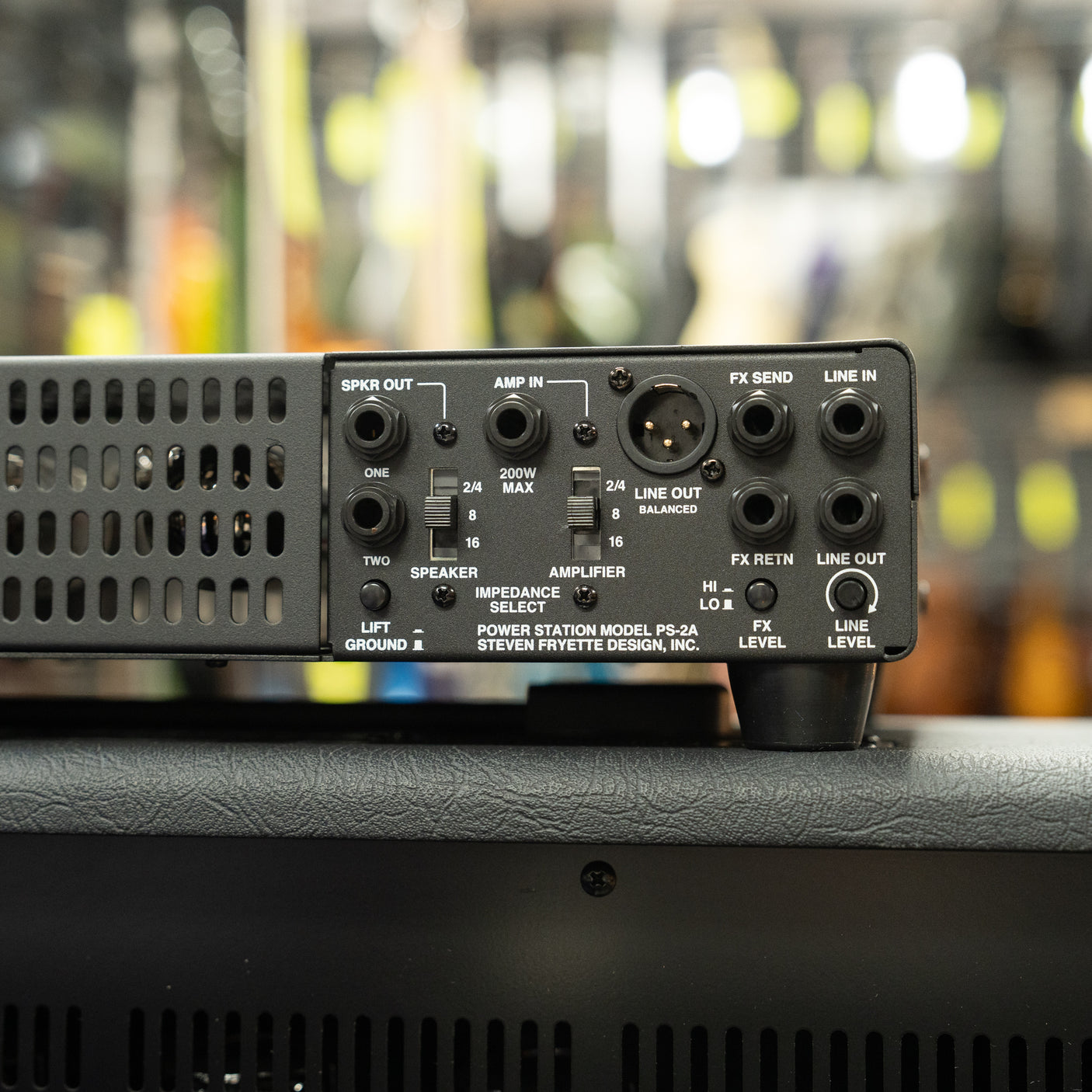 Fryette PS-2A Power Station - Reactive Load with 50W Re-Amp (Attenuator) Sapphire Blue Panel - CHUCKSCLUSIVE 65th Anniversary Edition - New