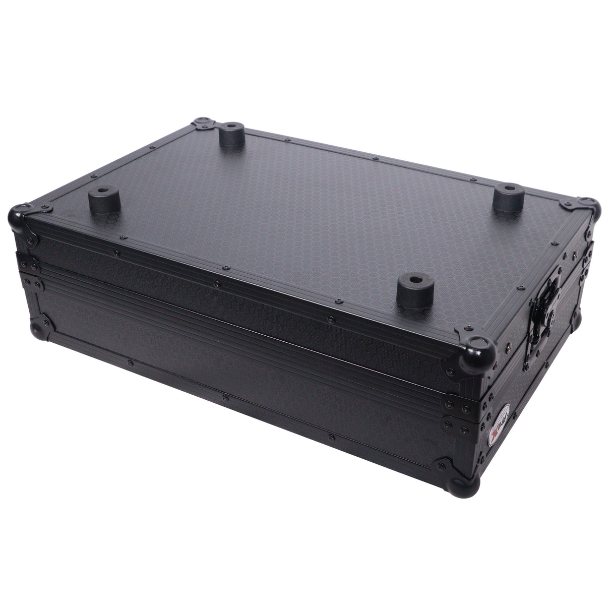 ProX XS-SCLIVE4LTBLATA Flight Style Road Case For Denon SC Live 4 Controller with Laptop Shelf RGB LED 1U Rack Space Black Finish