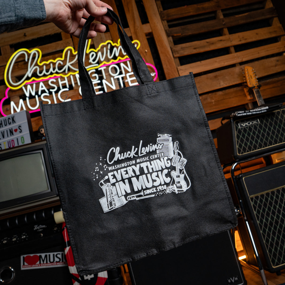 Chuck Levin's Everything in Music Tote Bag - Small