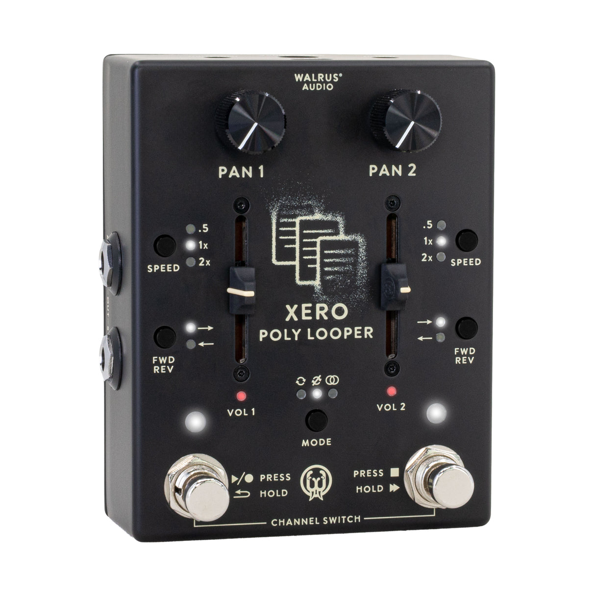 Walrus Audio Xero Polylooper Guitar Effects Pedal - Black