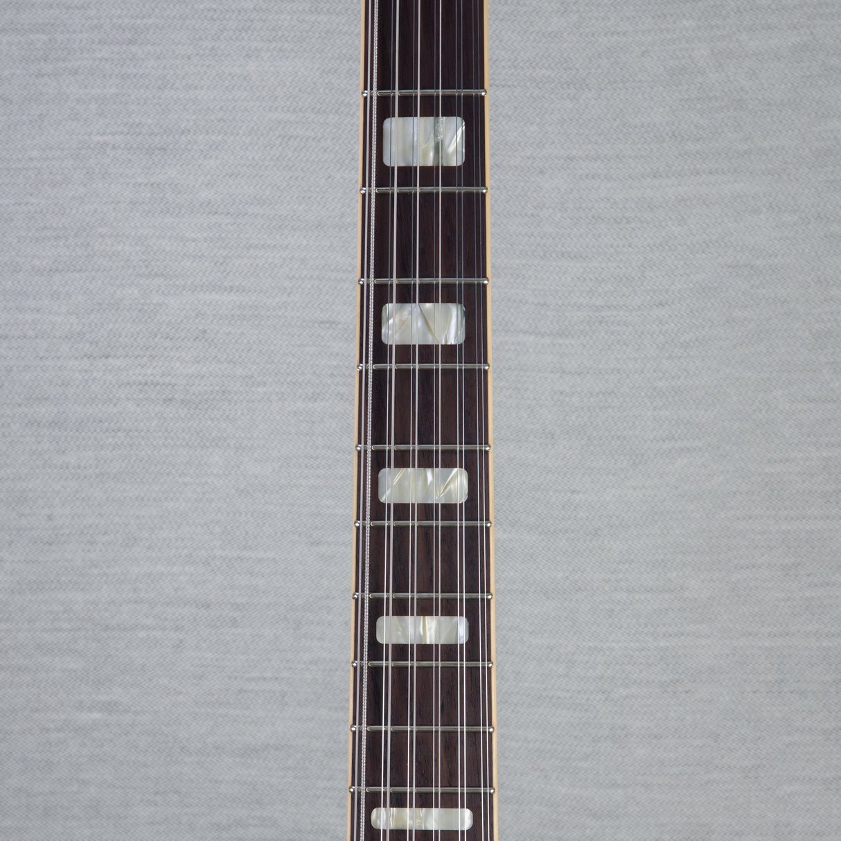 Castedosa Double Neck 6/12 String Baritone Electric Guitar - Charcoal Frost Metallic - #212