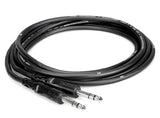Hosa CSS-110 Balanced Interconnect - 1/4" TRS To 1/4" TRS, 10 Feet