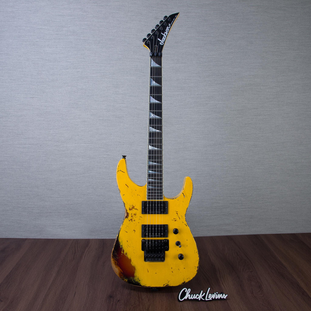 Jackson Custom Shop USA Special Edition Soloist Electric Guitar - Taxi Cab Yellow - #J11313