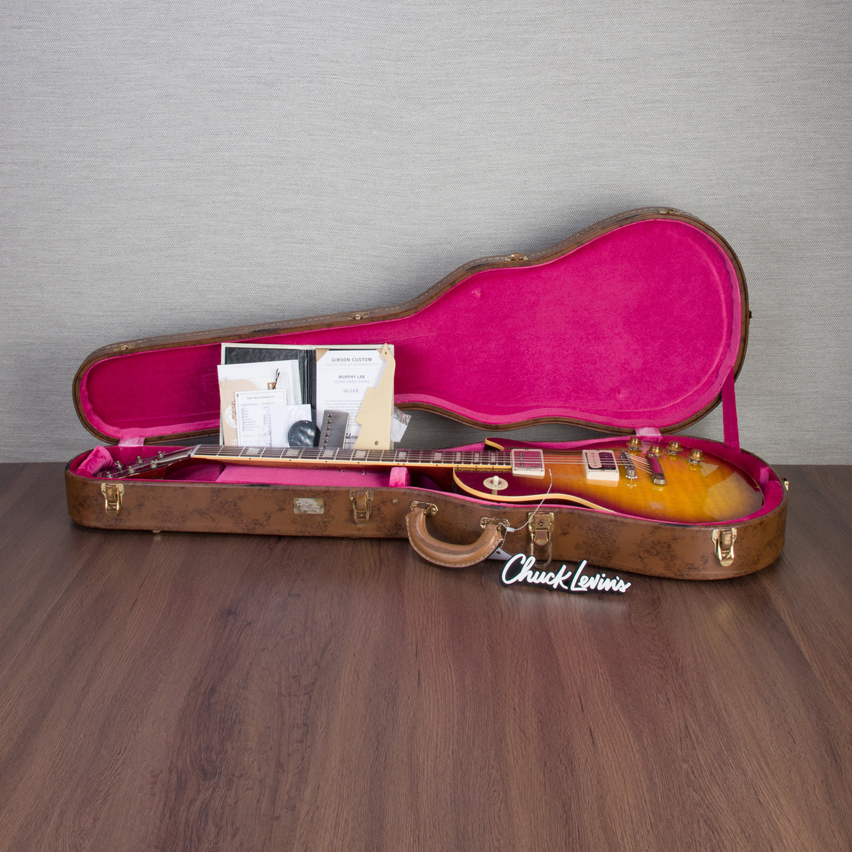 Gibson Custom Shop Murphy Lab 1959 Les Paul Standard Ultra Heavy Aged Electric Guitar - Dark Ice Tea Fade - #921023
