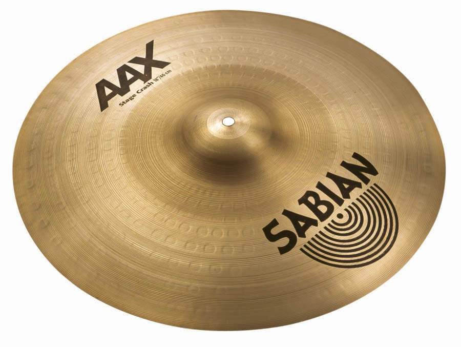 Sabian 18" AAX Stage Crash Cymbal Brilliant Finish