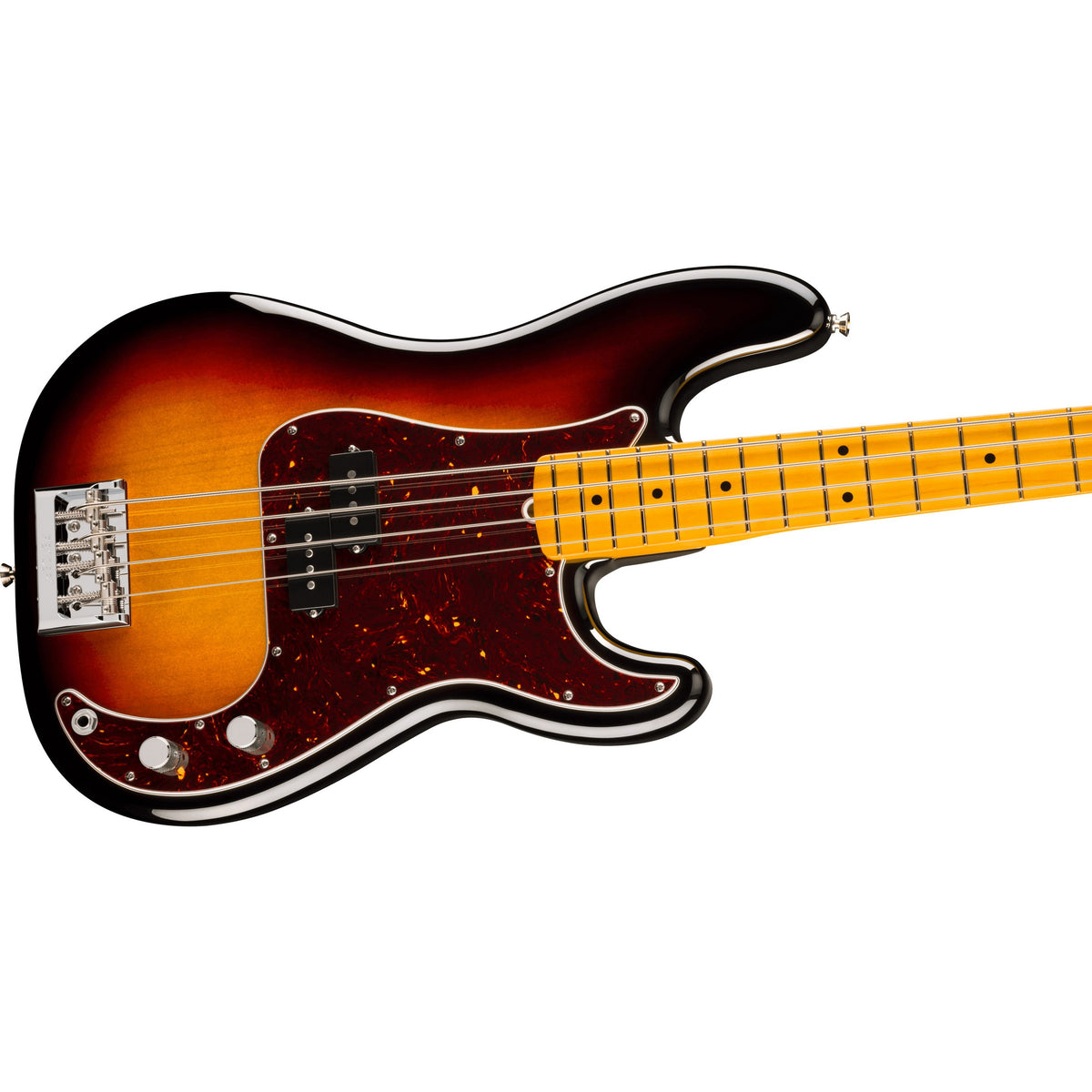 Fender American Professional Precision Electric Bass Guitar, Maple Fingerboard - 3-Color Sunburst