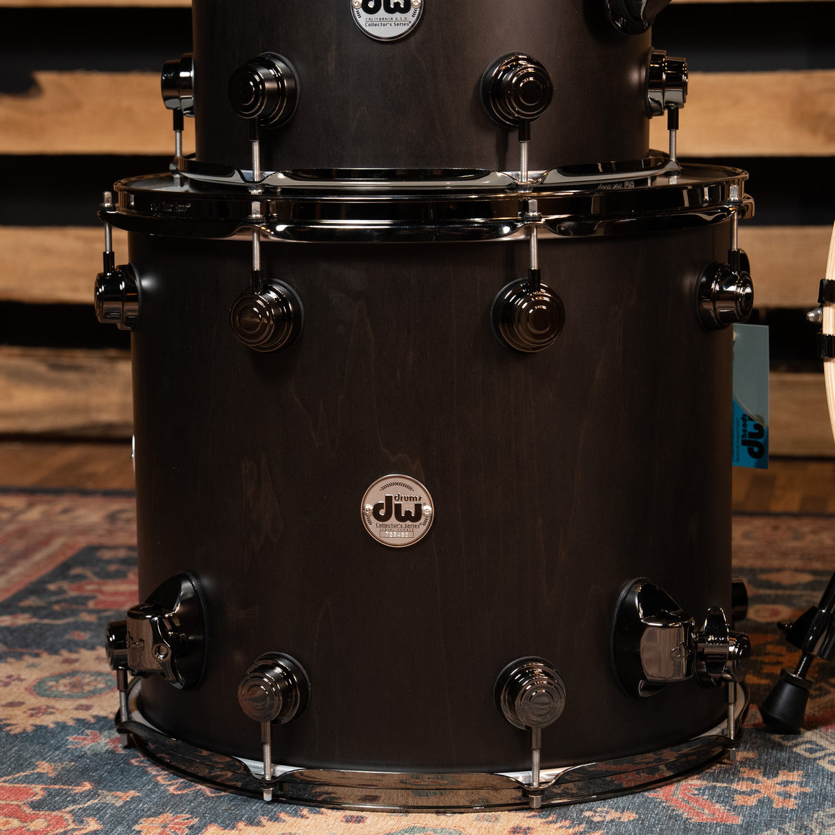 DW Collector's 4-Piece PurpleCore Purpleheart Wood Core Shell Pack - Black