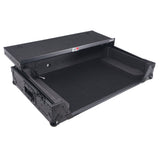 ProX XS-RANESYSONEWLTBLLED Flight Case For RANE SYSTEM ONE Dj Controller Sliding Laptop Shelf & Wheels - Black