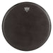 Remo 12" Black Suede Crimplock Emperor Marching Drum Head - New,12 Inch