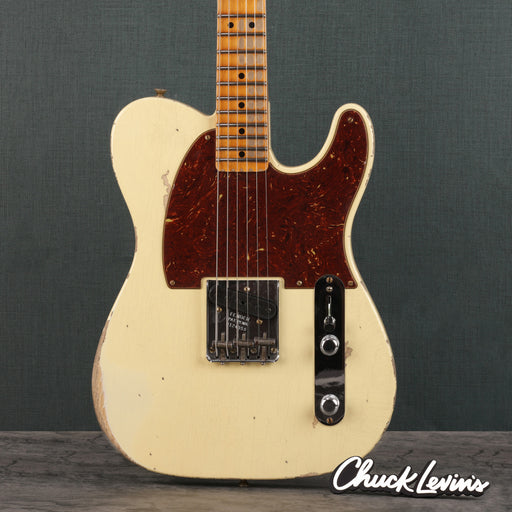 Fender Custom Shop 1950 Esquire Heavy Relic Guitar - Aged Vintage White - CHUCKSCLUSIVE - #R124050