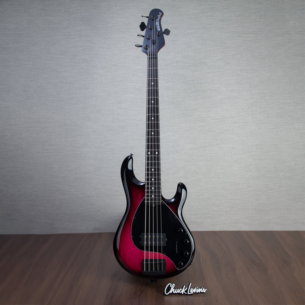Music Man StingRay Special 5-String Bass Guitar - Raspberry Burst - #K00853
