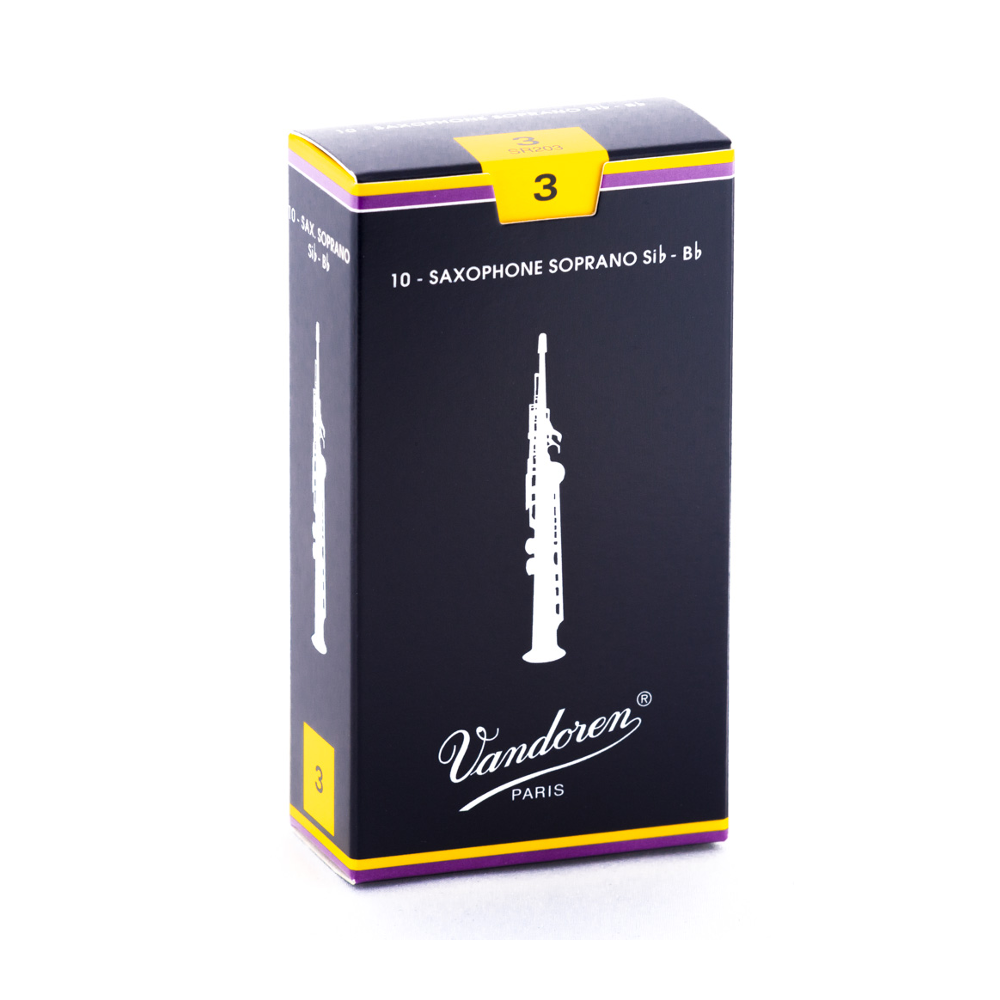 Vandoren Traditional 10-Pack Soprano Saxophone Reeds - 3