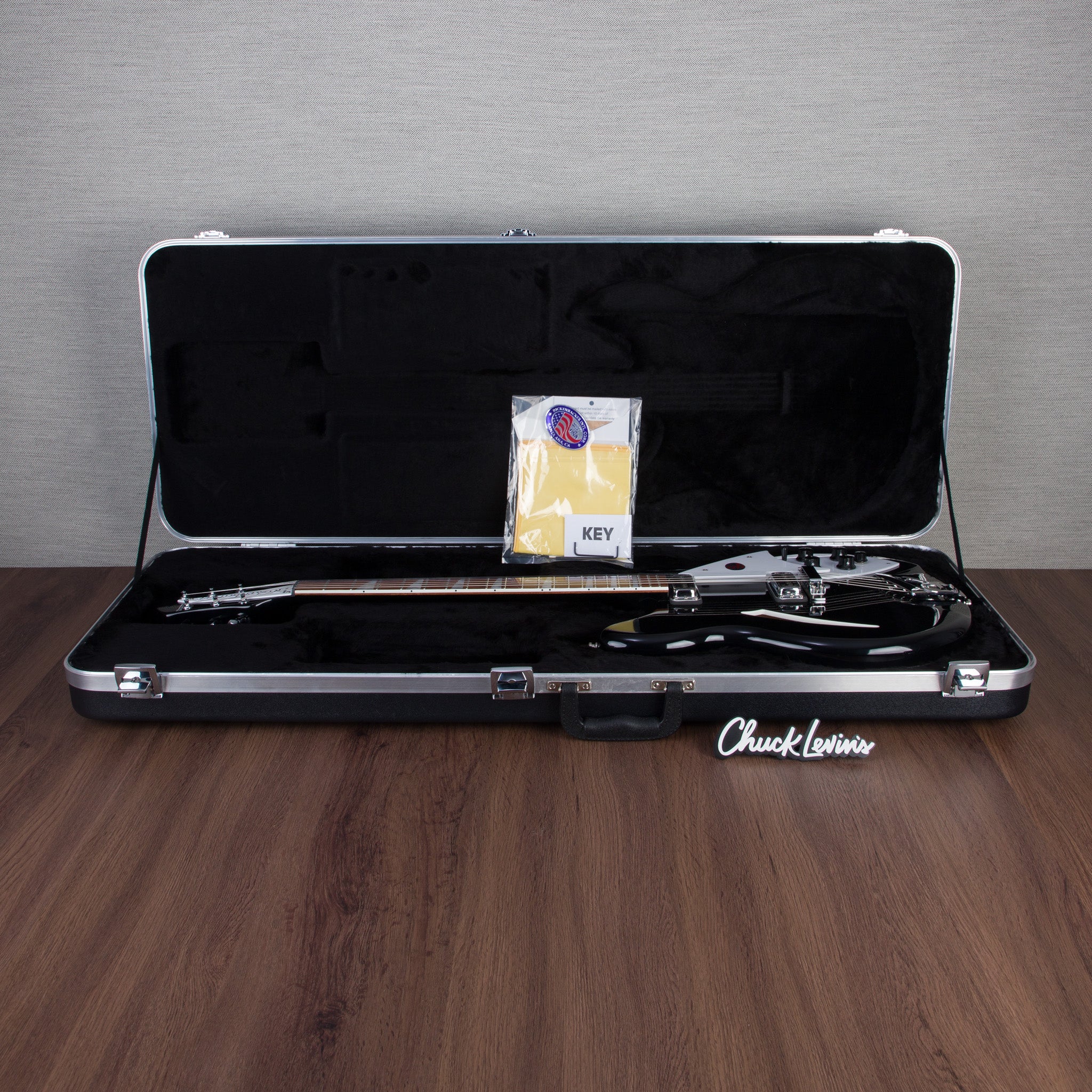 Rickenbacker 360 Semi-Hollowbody Electric Guitar - Jetglo – Chuck