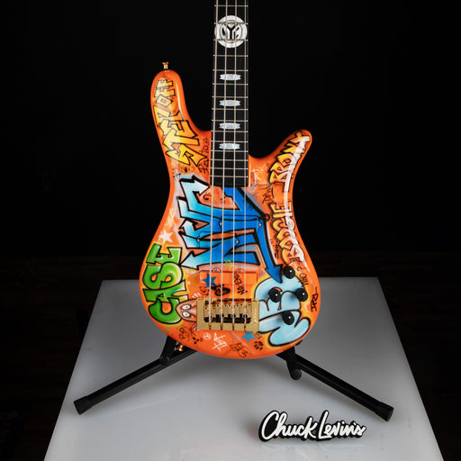 Spector USA Custom NS-2 NYC Graffiti Collection Limited Edition Bass Guitar - CHUCKSCLUSIVE - #1558 - Display Model, Mint