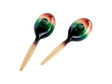 Meinl MWM1MC Wood Maracas - Multi-Color