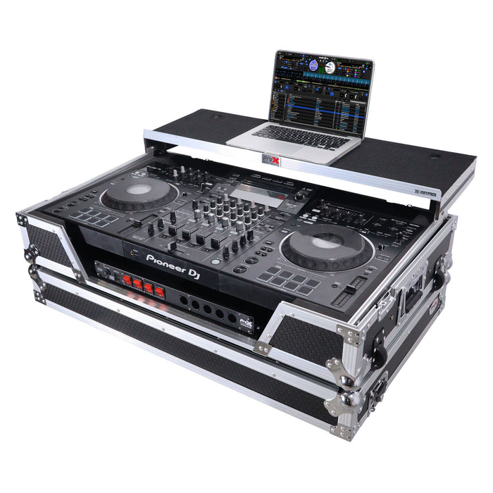 ProX XS-XDJXZSZ WLT DJ Controller Flight Case with Wheels - Black
