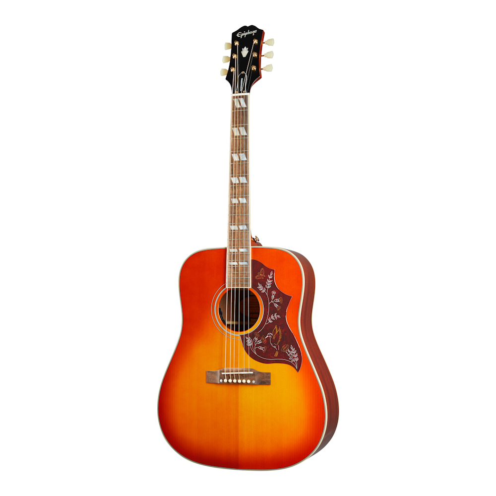 ナカヨシ★Epiphone マスタービルトHummingbird Epiphone Masterbilt Hummingbird Acoustic Guitar - Aged Cherry