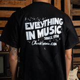 Chuck Levin's Basic Band T-Shirt - Black, S - New,S