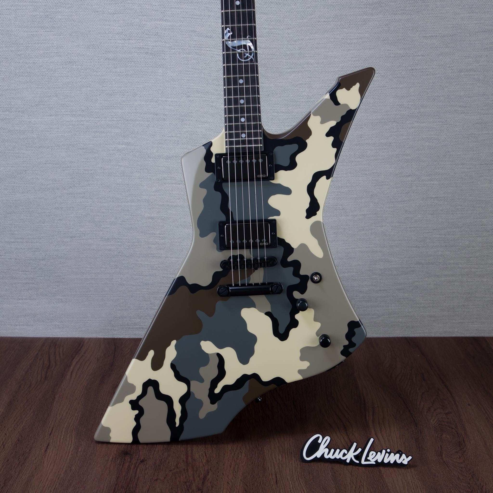 ESP Electric Guitar James Hetfield Signature Snakebyte Camo