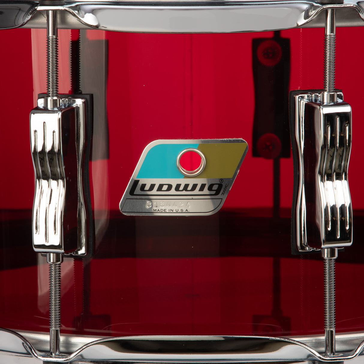 Ludwig VistaLite VL50 6.5x14-Inch 50th Anniversary Snare - Red