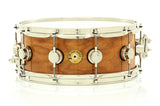 Drum Workshop 14" x 5.5" Jazz Cherry/Gum Series Snare Drum Natural Lacquer With Nickel Hardware