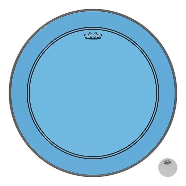 Remo Powerstroke P3 Colortone Bass Drumhead - Blue - New,20 Inch