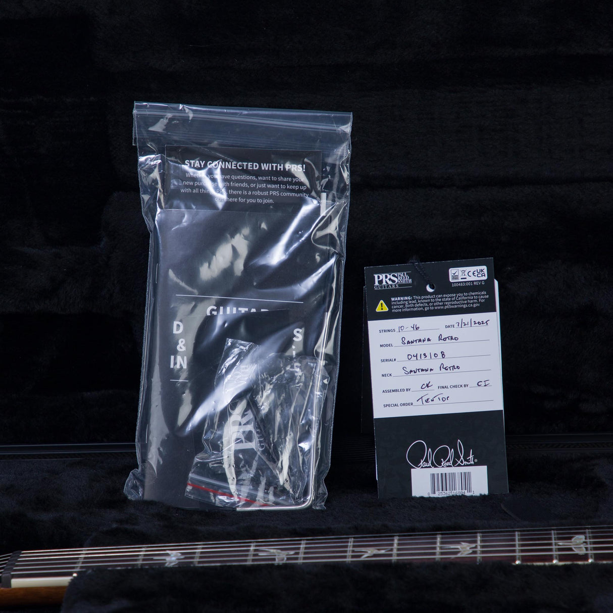 PRS Santana Retro 10-Top Electric Guitar - Charcoal - #0413108