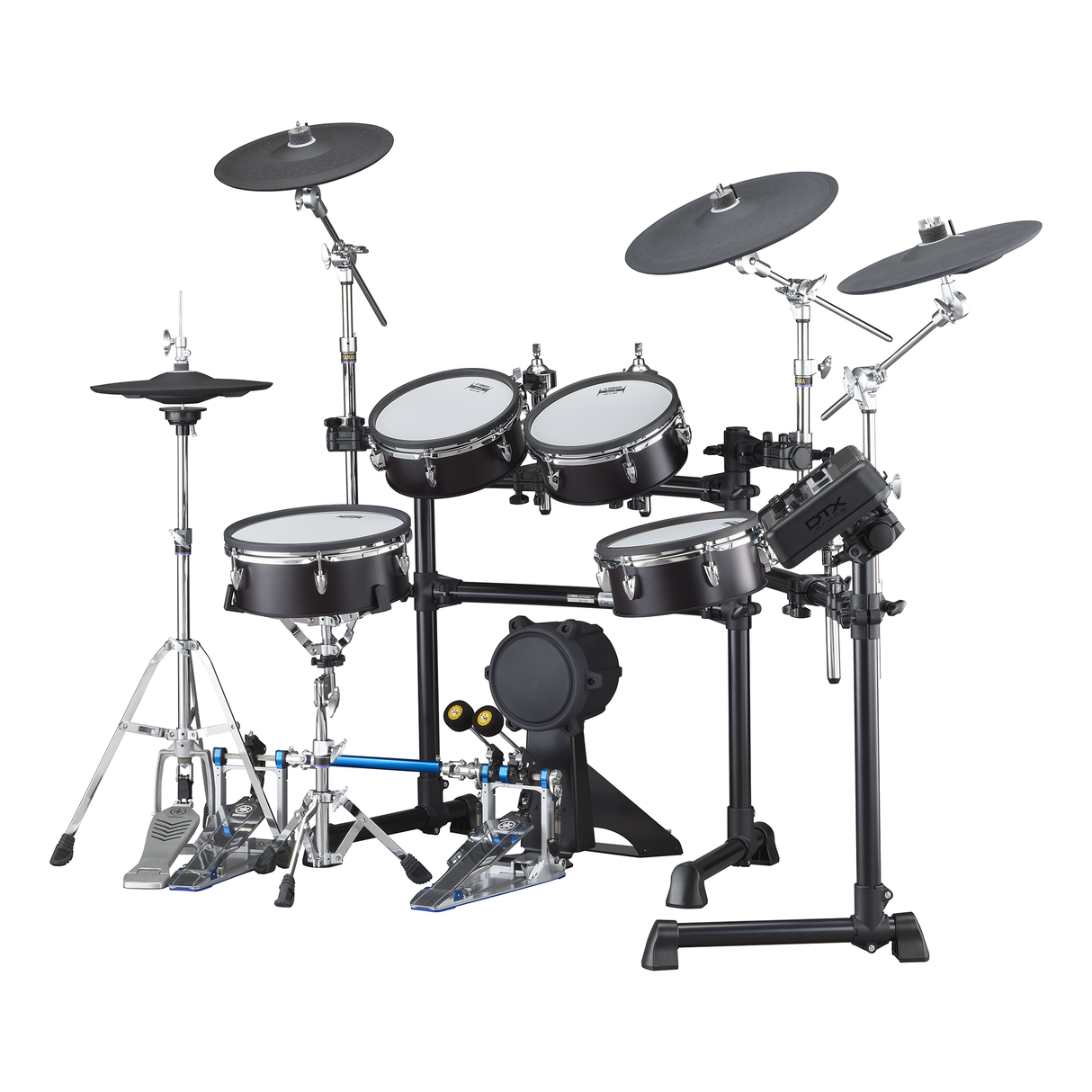 Yamaha DTX8K-M BF Electronic Drum Kit, Mesh Pads - Black Forest Finish