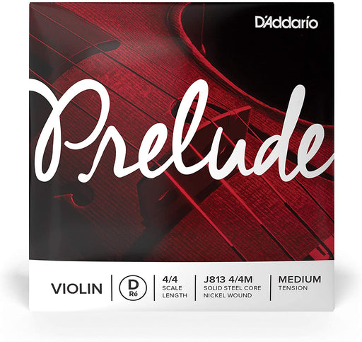D'Addario Prelude Violin D String - 4/4 Scale Medium Tension J813 4/4M