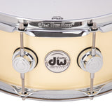 DW Collector's Pure Maple 6.5x14-Inch SSC Snare Drum - Solid Double Cream Lacquer
