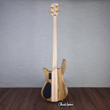 Spector Euro 4 LT Solid Korina Wings Electric Bass Guitar - Natural Satin - CHUCKSCLUSIVE - #NB23506