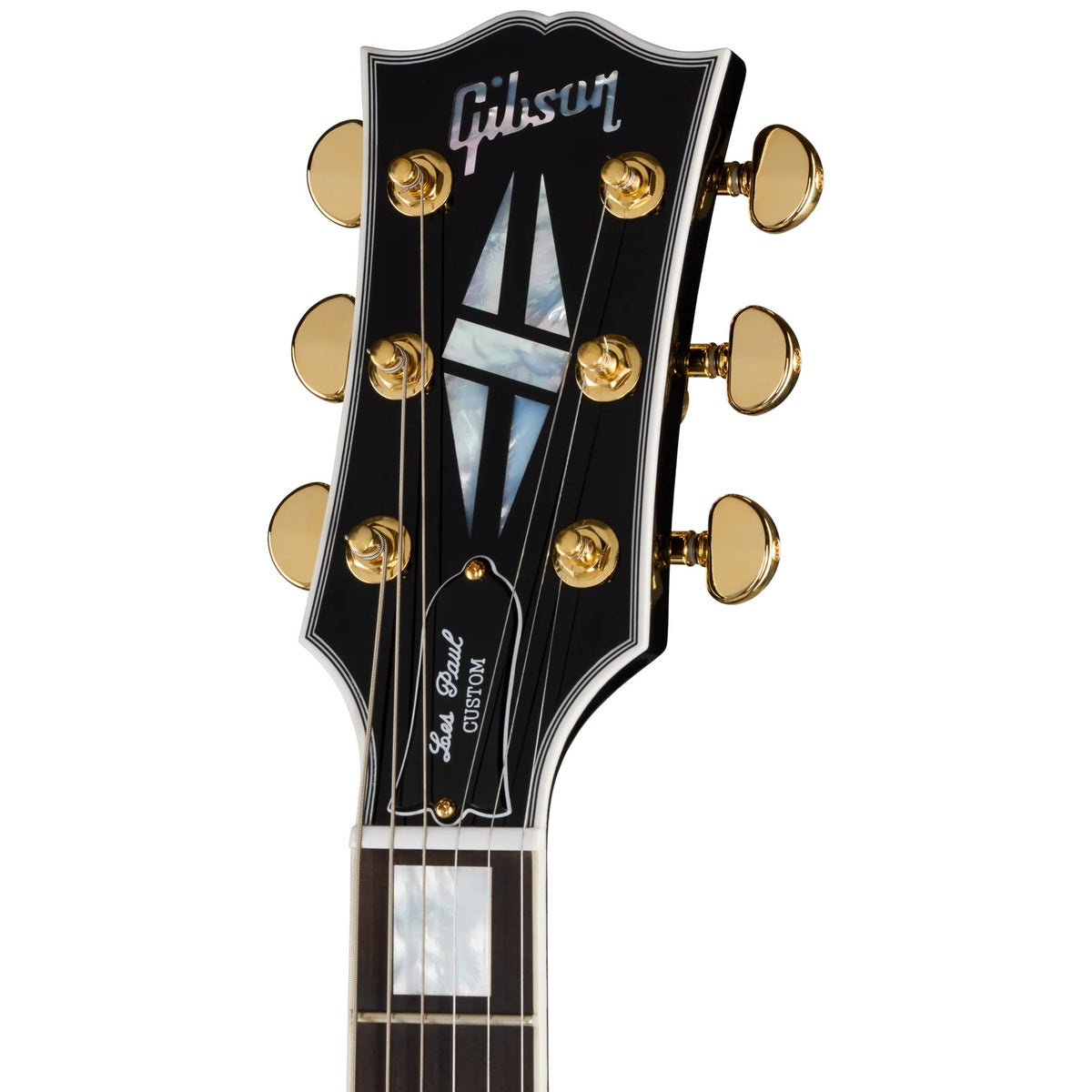 Gibson Custom Shop Les Paul Custom Long Scale Electric Guitar - Ebony