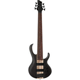 Ibanez BTB Standard 6-String Electric Bass Guitar - Transparent Gray Flat