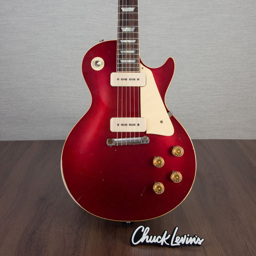 Gibson Murphy Lab 1954 Les Paul Standard Electric Guitar - Heavy Aged Candy Red - #42543 - Display Model
