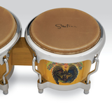 LP Carlos Santana Commemorative Africa Speaks Bongo Set - Oak