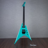 ESP USA V-II FR Electric Guitar - Midori Gold Sparkle - #US24235 - Mint, Open Box